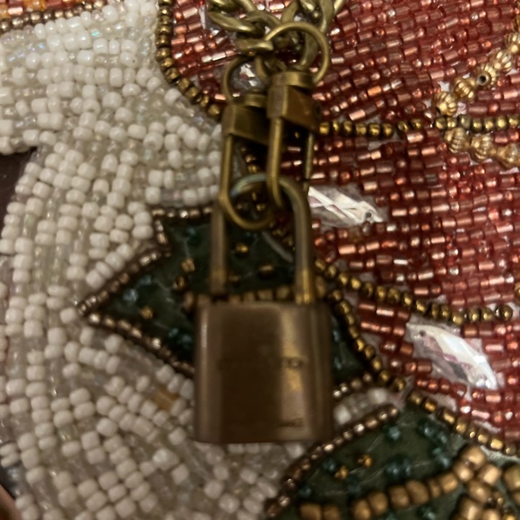 Authentic Louis Vuitton Lock & Key, Gold Brass.#310. Includes Long 30” Chain.EUC - Picture 3 of 4